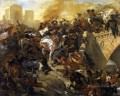 The Battle of Taillebourg draft Romantic Eugene Delacroix